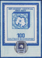 1117 Antarktis-Vertrag: Künstler-Maximumkarte ESSt Bonn 12.11.1981 - Sonstige & Ohne Zuordnung