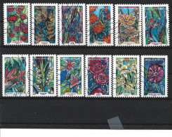 2016 FRANCE Adhesif 1300-11 Oblitérés, Fleurs, Série Complète - Used Stamps