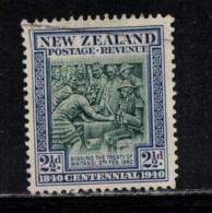 NEW ZEALAND Scott # 233 Used - Signing Of Waitangi Treaty - Usati