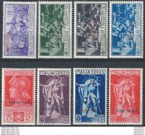 1930 Tripolitania Ferrucci 8v. MNH Sassone N. 64/68+A - Andere & Zonder Classificatie