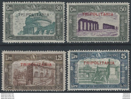 1930 Tripolitania Milizia III 4v. MNH Sass. N. 69/72 - Otros & Sin Clasificación