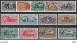 1930 Tripolitania Virgilio 13v. MNH Sassone N. 78/86+A - Altri & Non Classificati