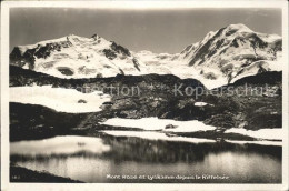 11651908 Gornergrat Zermatt Mont Rose Et Lyskamm Depuis Le Riffelsee Gornergrat  - Other & Unclassified