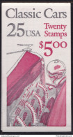 1988 Stati Uniti - LIBRETTO N. 156 - $5,00 Testo Nero E Rosso MNH/** - Andere & Zonder Classificatie