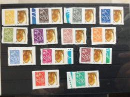 Série Marianne De Lamouche 13 Valeurs 4048P à 4048AB , 84A,B,C,E,F,H,J,M,N,P,R,S,U - Unused Stamps