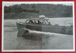 PH Original - 18,5 X 12 Cm - TRIPLE FRONTERA, PUERTO IGUAZÚ, ARGENTINA 1942 - EJERCITO ARGENTINO - EXCURSIÓN DE PESCA - Boats