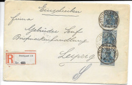 Germany Inflation R-letter Stuttgart 30.9.1922 - Covers & Documents