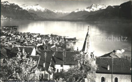 11651799 Chardonne Vue Generale Lac Leman Et Dents Du Midi Chardonne - Altri & Non Classificati