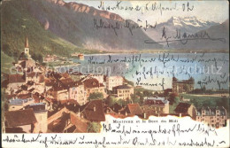 11651797 Montreux VD Vue Generale Lac Leman Et Dents Du Midi Montreux - Altri & Non Classificati