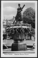 Germany. Husum/Nordsee. Asmussen-Woldsen-Brunnen. Illustrated View Posted Postcard - Husum