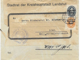 Germany Inflation Letter Landshut 13.5.1921 - Brieven En Documenten