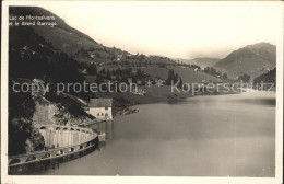 11651777 Lac De Montsalvens Et Le Grand Barrage Staudamm Gruyeres - Altri & Non Classificati