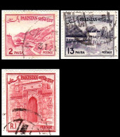 1961 - 1962 - PAKISTAN - YVERT 131A,136,140A - Pakistan