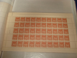 N° 535 En Feuille  De 50 Timbres Entières Neuves - Feuilles Complètes