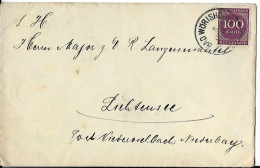 Germany Inflation Letter Bad Wörishofen 5.6.1923 100 Marks Tariff - Lettres & Documents