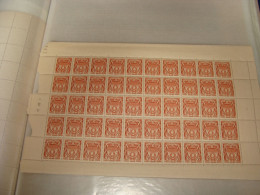 N° 535 En Feuille  De 50 Timbres Entières Neuves - Full Sheets