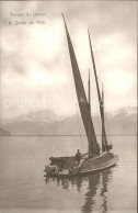 11651654 Lausanne VD Barque Du Lac Leman Et Dents Du Midi Alpes Lausanne - Sonstige & Ohne Zuordnung