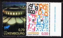 Luxembourg - 2007 - Culture And Arts - Joint Issue With Belgium - Mint Stamp Set - Unused Stamps