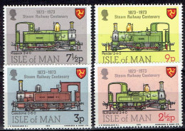 Insel Man / Isle Of Man - Mi-Nr 29/32 Ungebraucht / MNH ** (J1344) - Treni