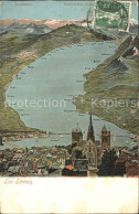 11651652 Geneve GE Cathedrale Lac Leman Et Les Alpes Stempel Auf AK Geneve - Other & Unclassified