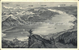 11651649 Lac Leman Genfersee Panorama Et Les Alpes  Genf - Andere & Zonder Classificatie