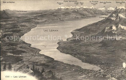 11651648 Geneve GE Lac Leman Et Les Alpes Vue A Vol D Oiseau Geneve - Other & Unclassified