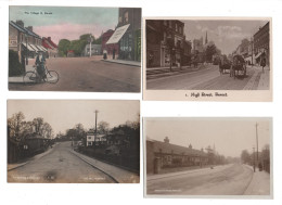 Borough Londonien De  BARNET - 4 Cartes Anciennes - (the Village,High Et Wood Street)   CPA  Bon état - Other & Unclassified