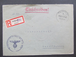 BRIEF Feldpost Nr. 526 FPNr.: 14950 - Burg Bei Magdeburg Norwegen  /// D*59477 - Feldpost World War II