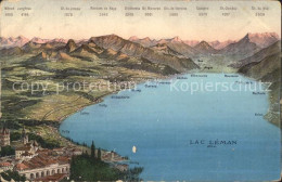 11651512 Lac Leman Genfersee Und Umgebung Alpenpanorama Aus Vogelperspektive Gen - Autres & Non Classés