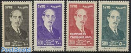 Syria 1956 S. El-Kuwatli 4v, Mint NH, History - Politicians - Syrien