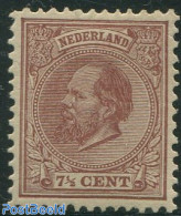 Netherlands 1872 7.5c, Stamp Out Of Set, Unused (hinged) - Ongebruikt