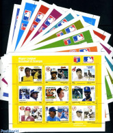 Grenada 1988 Baseball 81v (9 M/s), Mint NH, Sport - Baseball - Sport (other And Mixed) - Baseball