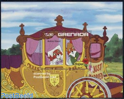 Grenada 1982 Christmas, Disney S/s, Mint NH, Religion - Transport - Christmas - Coaches - Art - Disney - Navidad