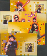 Ireland 2002 Rock Legends 4 S/s, Mint NH, Performance Art - Music - Musical Instruments - Popular Music - Ungebraucht
