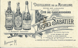 2P1  ---  11  CARCASSONNE  Distillerie De La Micheline -  Michel Sabatier - 1900 – 1949