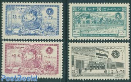 Syria 1955 Damascus Fair 4v, Mint NH, Science - Various - Esperanto And Languages - Agriculture - Agriculture