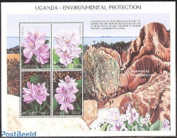 Uganda 1997 Environment 4v M/s, Mint NH, Nature - Flowers & Plants - Autres & Non Classés