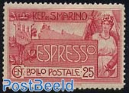 San Marino 1907 Express Mail 1v, Unused (hinged) - Ungebraucht