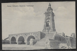 Germany. Kaiser Wilhelm-Denkmal. Kyffhauser. Illustrated View Posted Postcard - Other & Unclassified