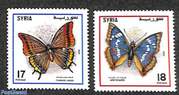 Syria 2000 Butterflies 2v , Mint NH, Nature - Butterflies - Syrien