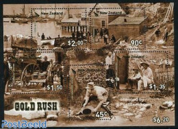 New Zealand 2006 Gold Rush S/s, Mint NH, Science - Transport - Mining - Ships And Boats - Nuevos