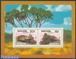 Tanzania 1985 Locomotives S/s, Mint NH, Transport - Railways - Treni