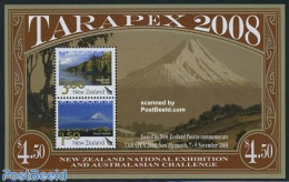 New Zealand 2008 Tarapex 2008 S/s, Mint NH, Sport - Mountains & Mountain Climbing - Philately - Ungebraucht