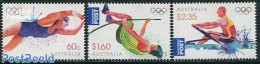 Australia 2012 Olympic Games London 3v, Mint NH, Sport - Athletics - Kayaks & Rowing - Olympic Games - Swimming - Ongebruikt