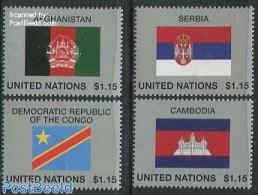 United Nations, New York 2014 Flags 4v, Mint NH, History - Flags - Other & Unclassified