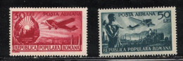 ROMANIA Scott # C32-3 MH - Airmail Issues - Unused Stamps