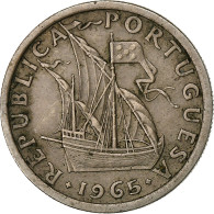 Portugal, 2-1/2 Escudos, 1965, Cupro-nickel, TTB+, KM:590 - Portugal