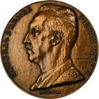 France, Médaille, Général D'Armée, Pierre Koenig, 1951, Bronze, Muller, SUP - Sonstige & Ohne Zuordnung