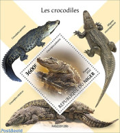 Niger 2022 Crocodiles, Mint NH, Nature - Crocodiles - Niger (1960-...)