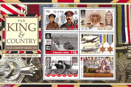 Isle Of Man 2020 For King And Country 6v M/s, Mint NH, History - Transport - Churchill - World War II - Aircraft & Avi.. - Sir Winston Churchill